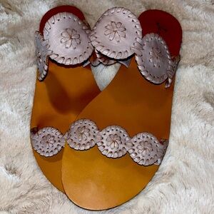 Jack Rogers Lauren II Sandal Taupe 8.5M